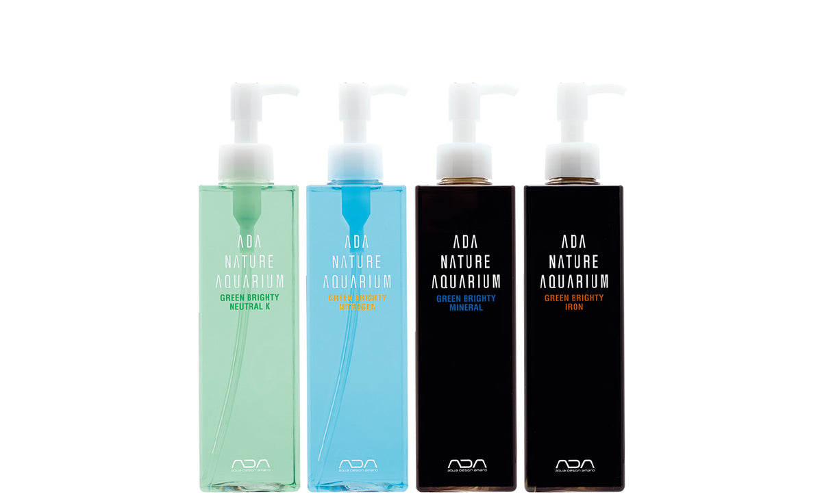 ADA 添加剤セット 　【まとめ売り】 ADA グリーンブライティシリーズ 300mL スタートセット – e-scape online
